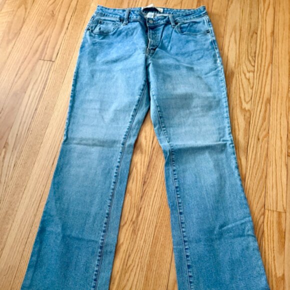 GAP light denim jeans, stretch fabric, bootcut, 14 R - Picture 1 of 3